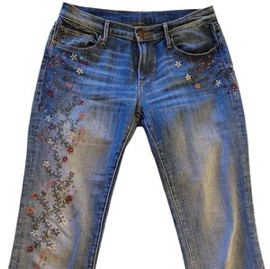 DRIFTWOOD KELLY WILDFLOWER EMBROIDERED BOOTCUT JEANS